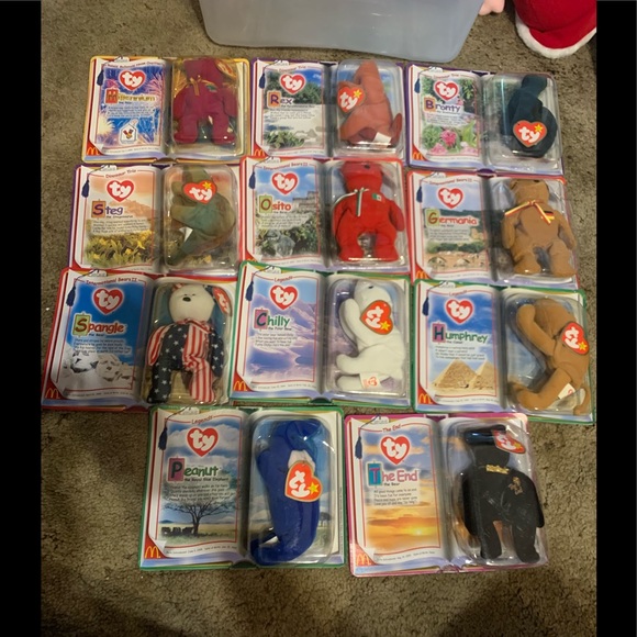 TY Original Wear Other - 11 2000 tennie beanie Babies